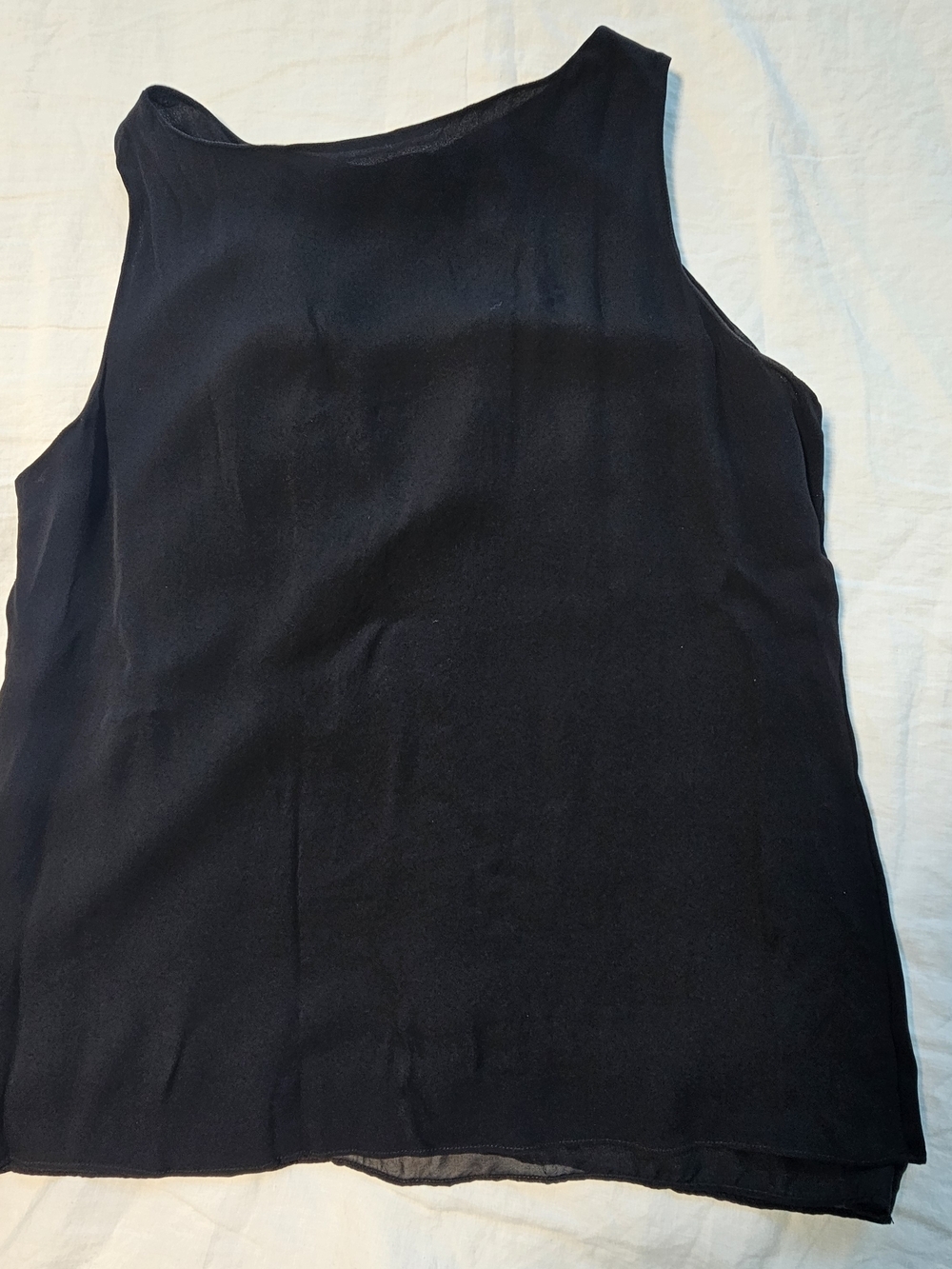 Chicos Black Label Dress Tanktop Silk With Silk Lining Size 14 - Picture 6 of 7
